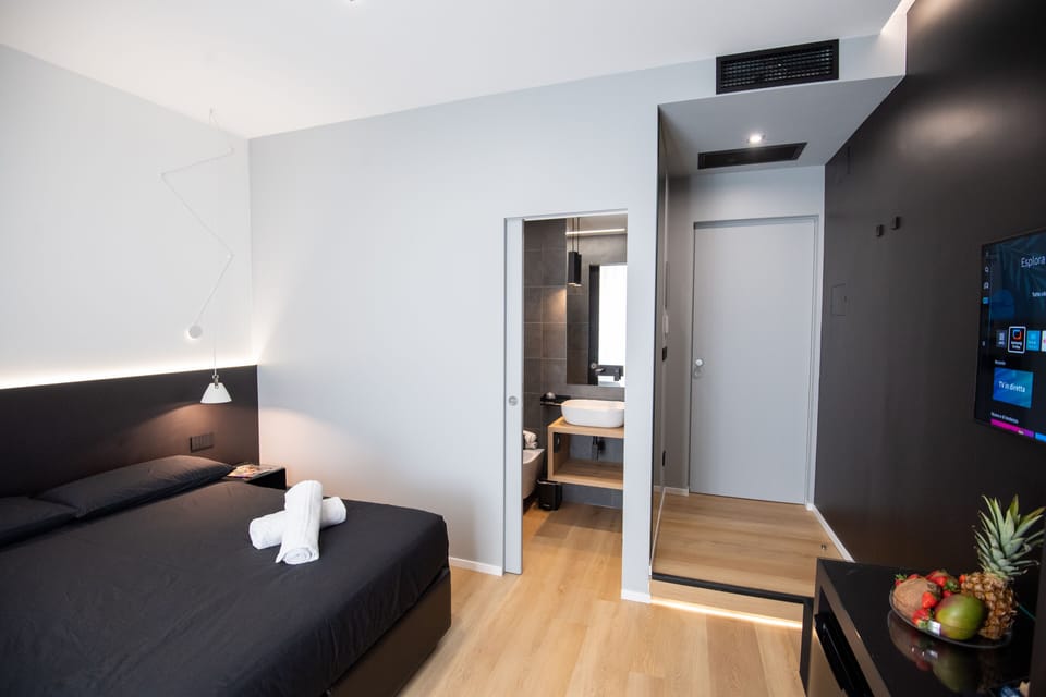 Premium bedding, memory foam beds, free minibar items, in-room safe