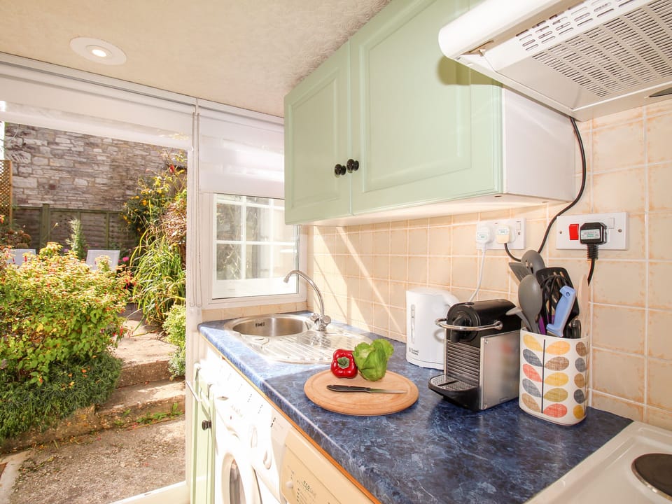 Fridge, dishwasher, electric kettle, toaster