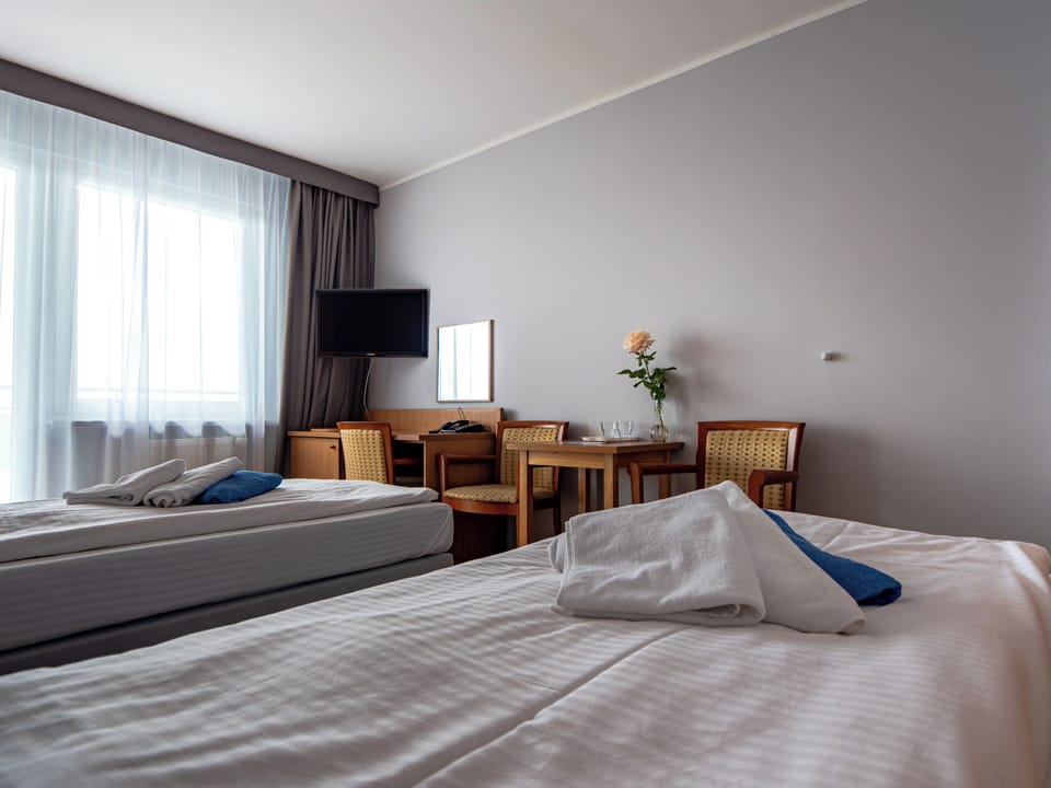 Standard Twin Room | Desk, bed sheets