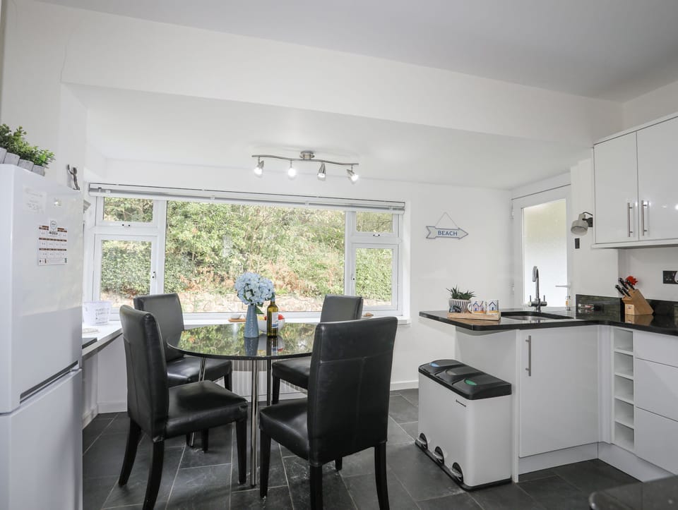 Fridge, dishwasher, electric kettle, toaster