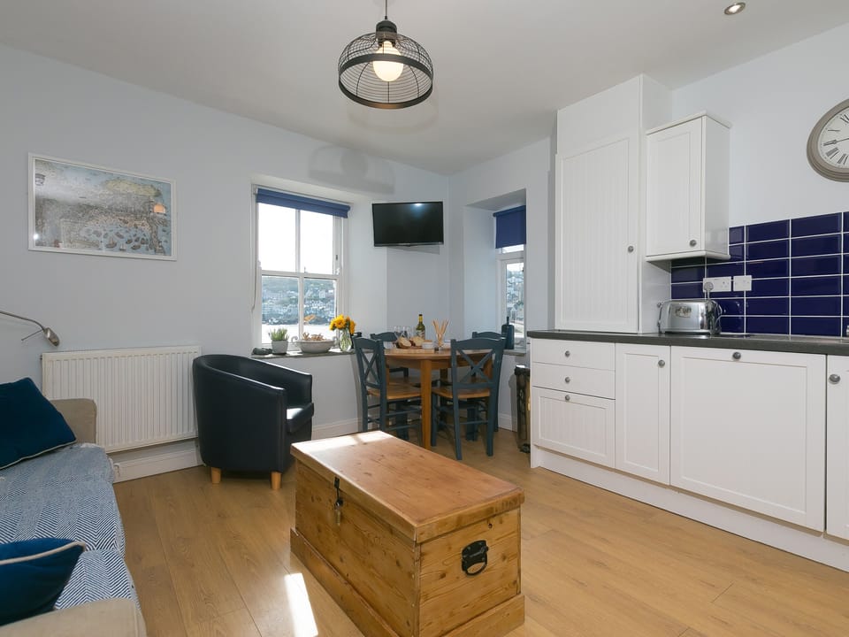 Fridge, dishwasher, electric kettle, toaster