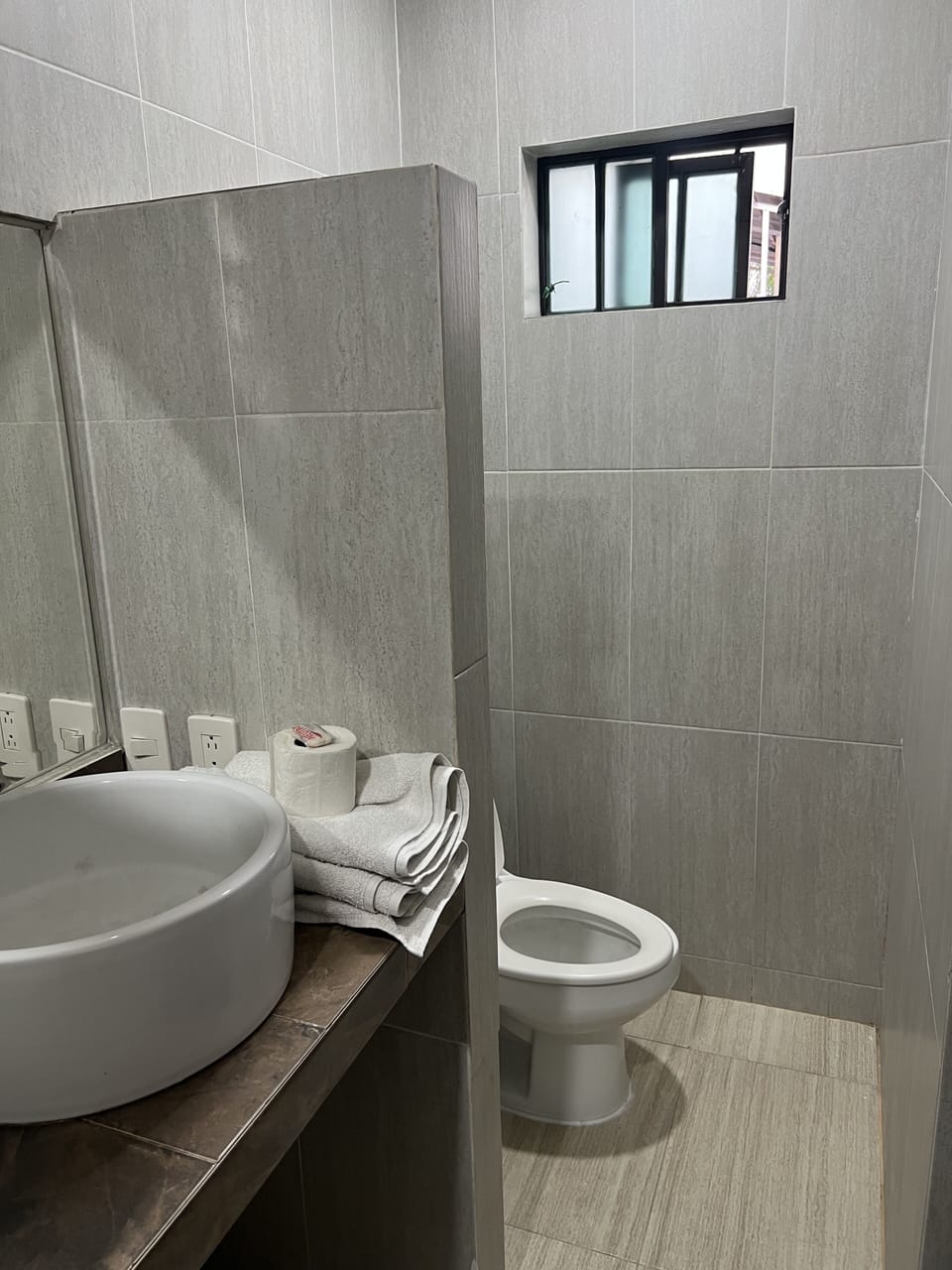 Free toiletries, hair dryer