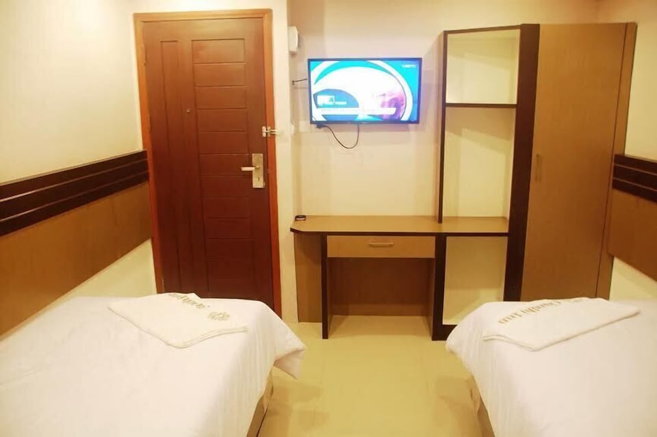 Desk, rollaway beds (surcharge), WiFi (free), bed sheets