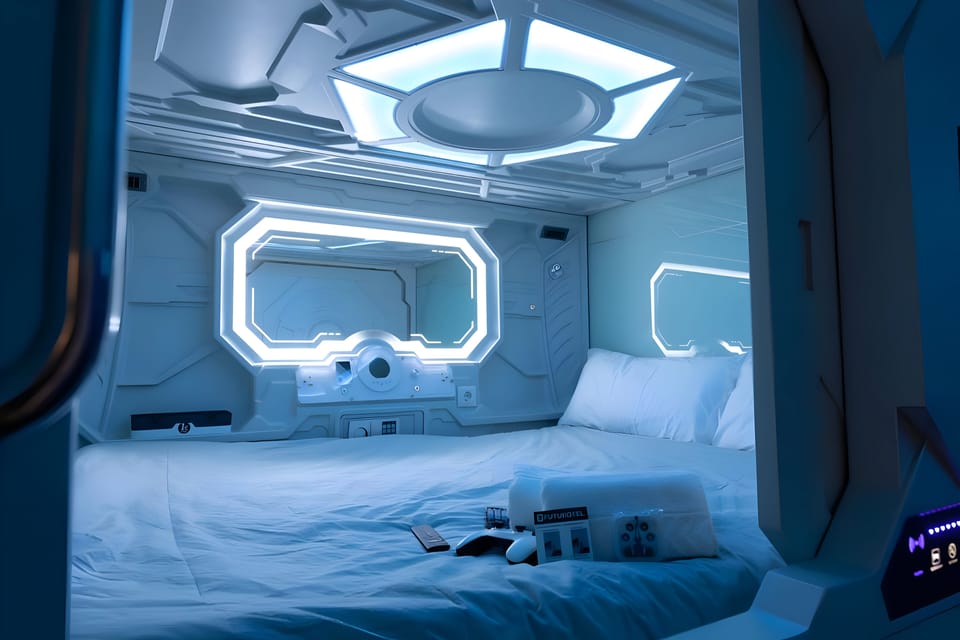 Capsule | Down comforters, minibar, in-room safe, free WiFi
