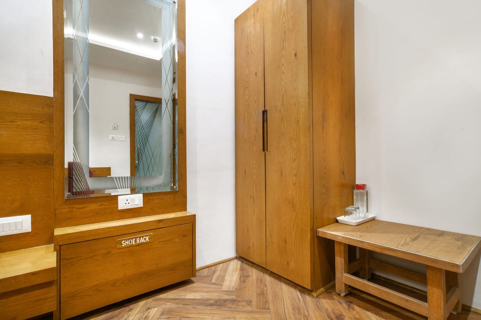 Deluxe AC Room | Memory foam beds, minibar, desk, laptop workspace