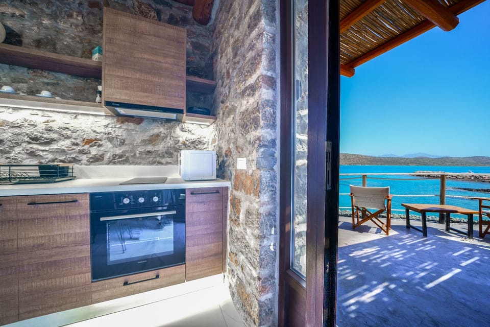 Aktaia Suite with Sea View | Terrace/patio