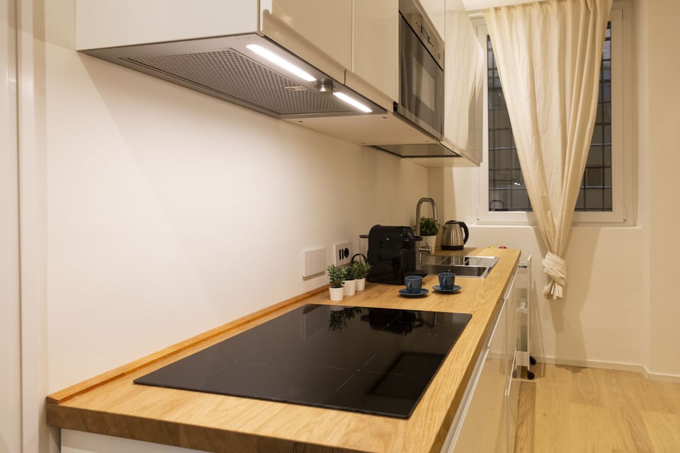 Comfort Apartment | Private kitchen | Fridge, microwave, stovetop, dishwasher