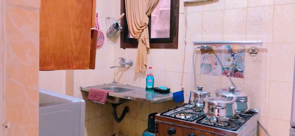 Deluxe Apartment | Private kitchen | Full-size fridge, microwave, oven, stovetop