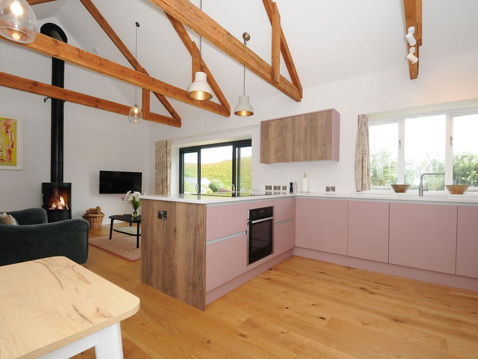 Fridge, dishwasher, electric kettle, toaster
