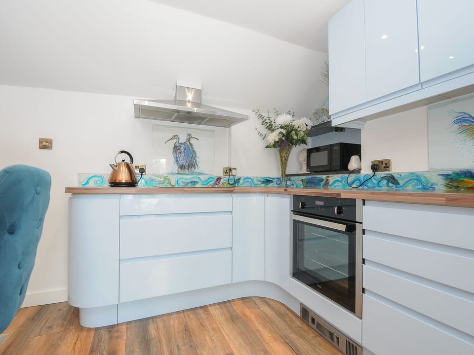 Fridge, dishwasher, electric kettle, toaster