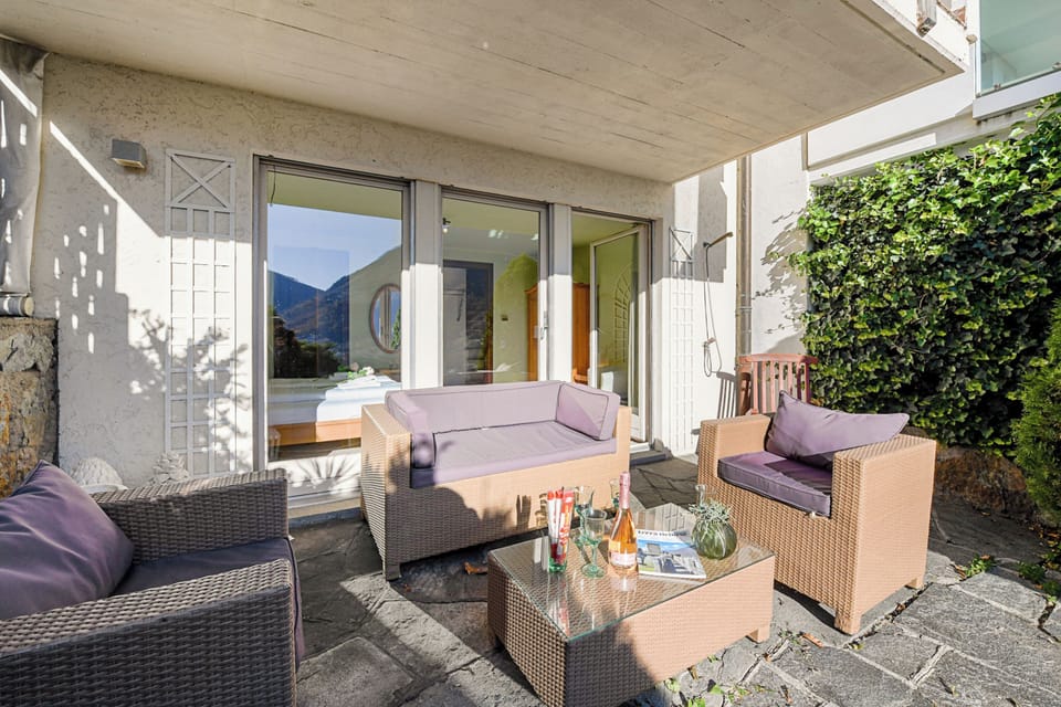 Standard Townhome, 2 Bedrooms, Balcony, Mountainside (Feeling Home with View in Lugano) | Terrace/patio