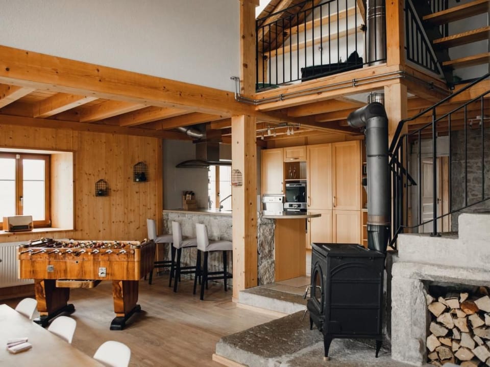 Wohnung in altem, renoviertem Bauernhaus Apartment in Neuchâtel, Switzerland