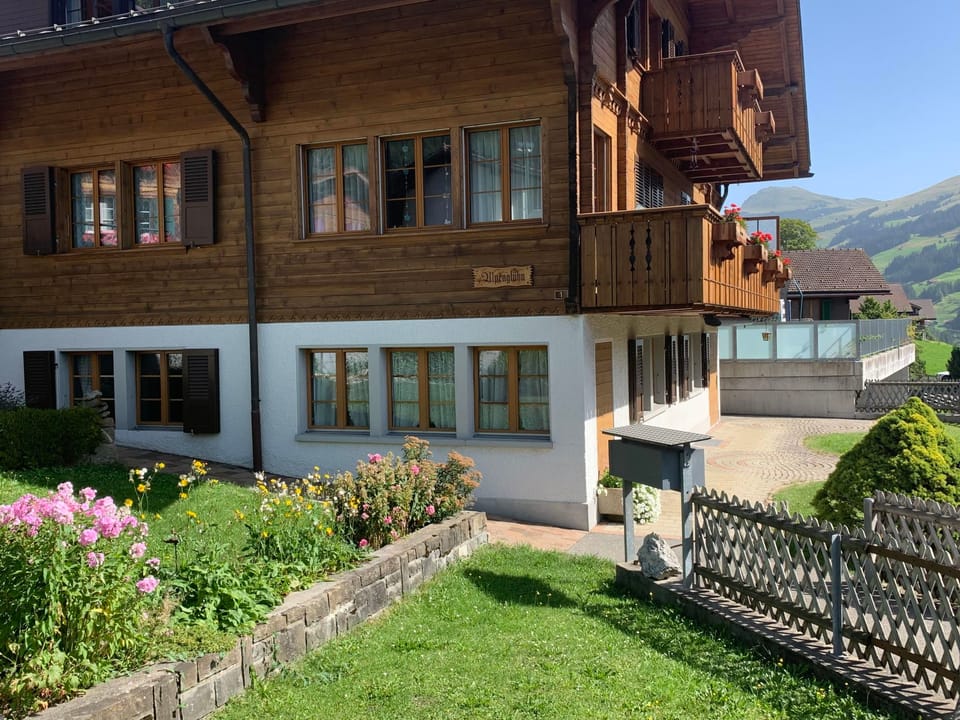 Alpenglühn Appartement/Fewo, Bad, WC, 3 Schlafräume Apartment in Adelboden