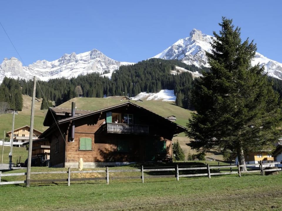 Wildrösli Appartement/Fewo, Dusche, WC, 2 Schlafräume 3-Zimmerwohnung 1.Stock Apartment in Adelboden