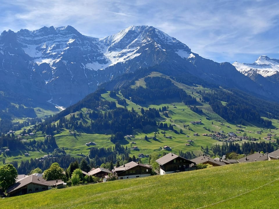Jägerweg 13 Appartement/Fewo, Dusche, WC, 2 Schlafräume 3-Zimmer-Ferienwohnung Apartment in Adelboden