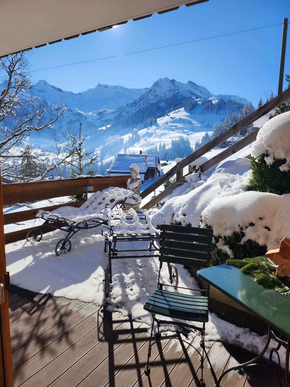 Juwel Appartement/Fewo, Dusche, WC, 2 Schlafräume 3-Zimmerwohnung Apartment in Adelboden