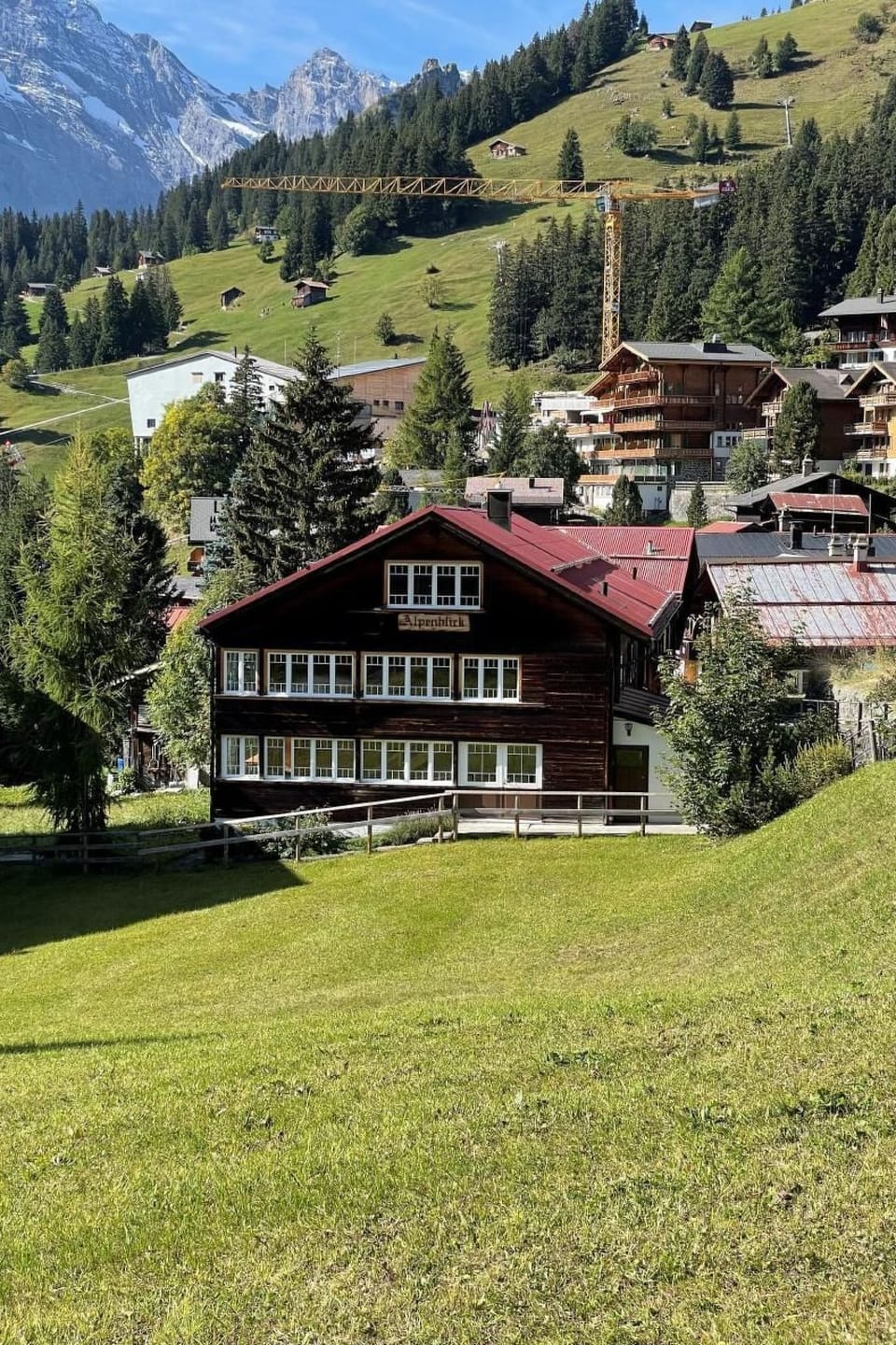 Chalet Alpenblick 4-Bett Wohnung Apartment in Murren