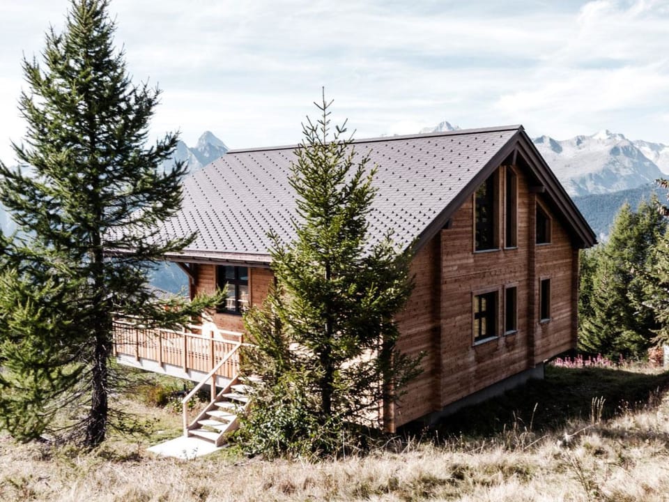 Chalet Kristall 6-Bettwohnung, Dusche und Bad, WC Apartment in Canton of Valais