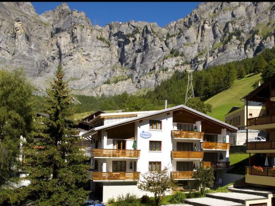 Alpen Leukerbad # 2-bed apartment, Dusche, WC 1-Zimmer-/2-Bettwohnung, Alpen 7 # Apartment in Canton of Valais