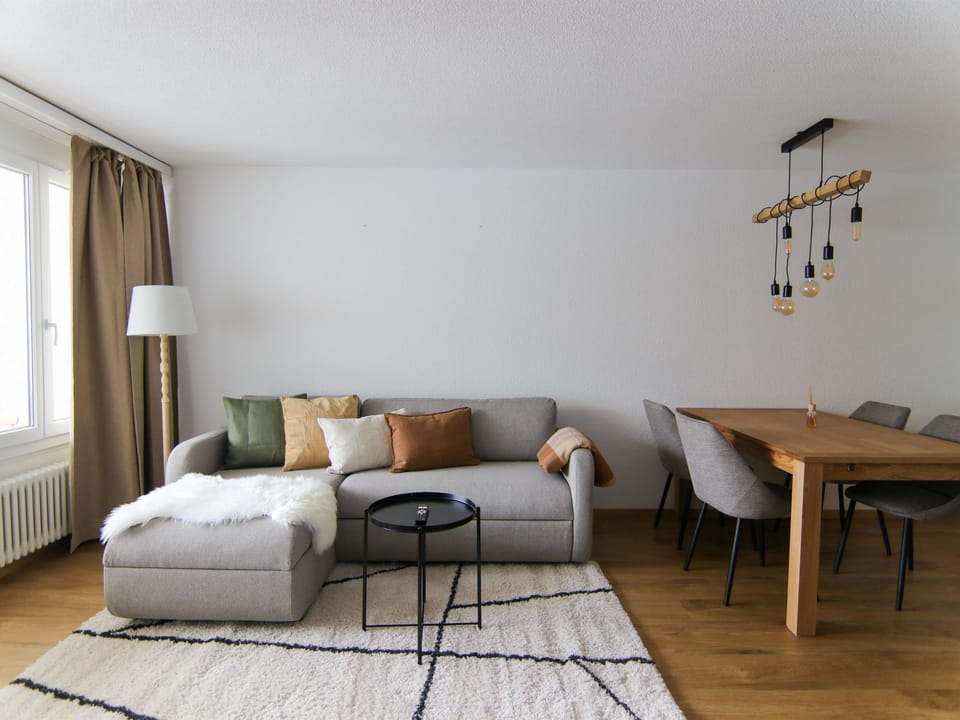 Appartement/Fewo, Dusche, WC, 6-Bettwohnung Apartment in Arosa