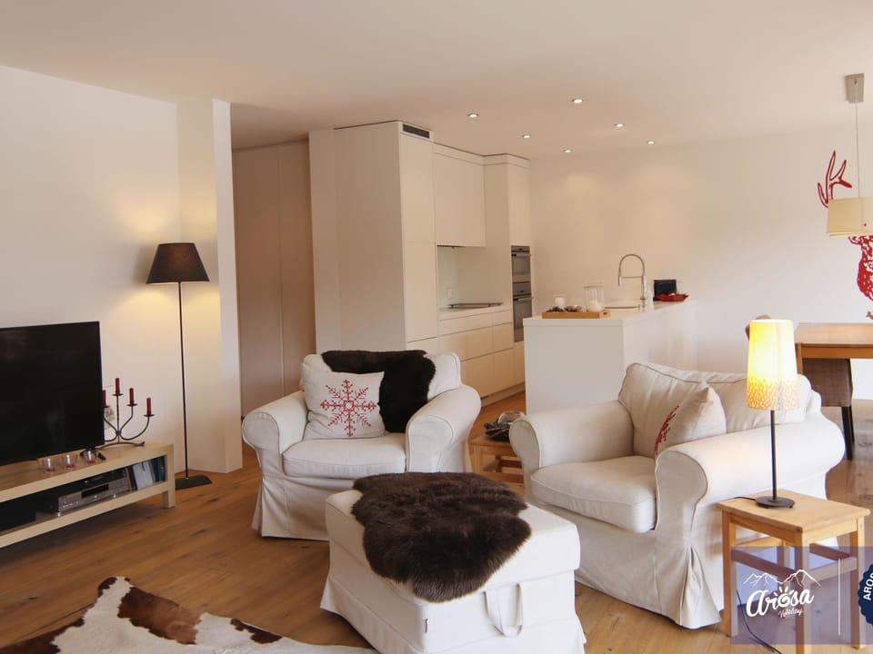 Appartement/Fewo, Dusche und Bad, WC, 4-Bettwohnun Apartment in Arosa