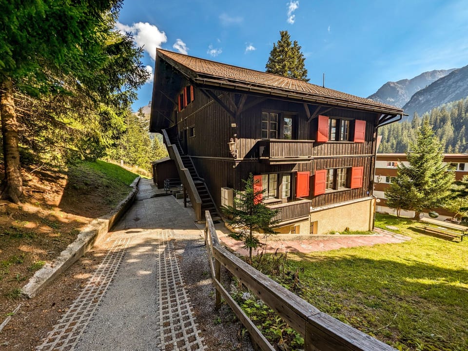 Pradella Garten Apartment in Arosa