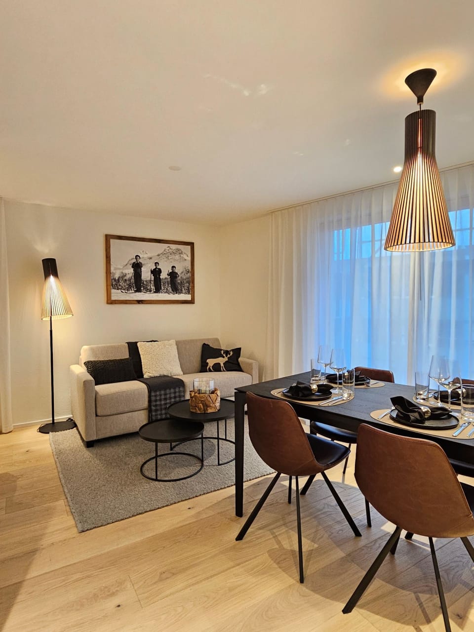 Appartement/Fewo, Dusche, WC, 4-Bettwohnung Apartment in Arosa