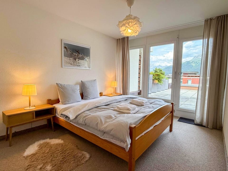 Appartement/Fewo, Bad, WC, 4-Bettwohnung Apartment in Arosa