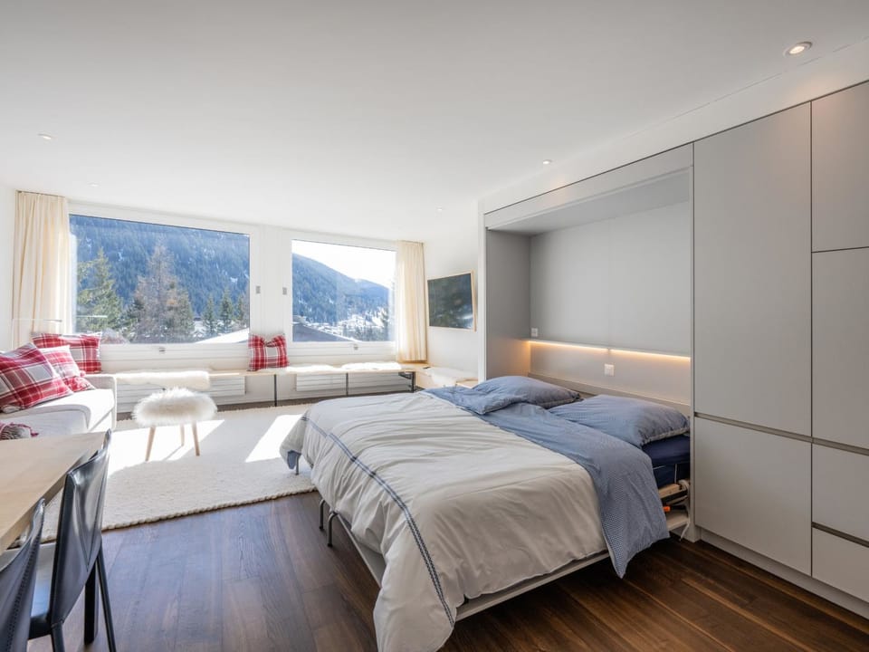 Barbata 8 Appartement/Fewo, Dusche oder Bad, WC 1 1/2-Zimmerwohnung Apartment in Davos