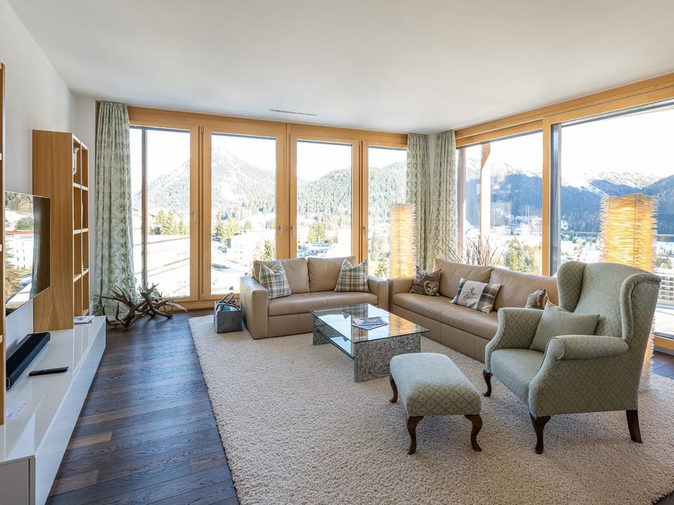 Scarlett Suot 63 Appartement/Fewo, Dusche oder Bad, WC 4-Zimmerwohnung Apartment in Davos