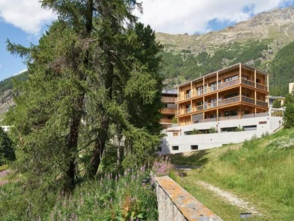 Alpine Lodge 4-Bett-Wohnung - Chesa a la Punt Apartment in Samedan