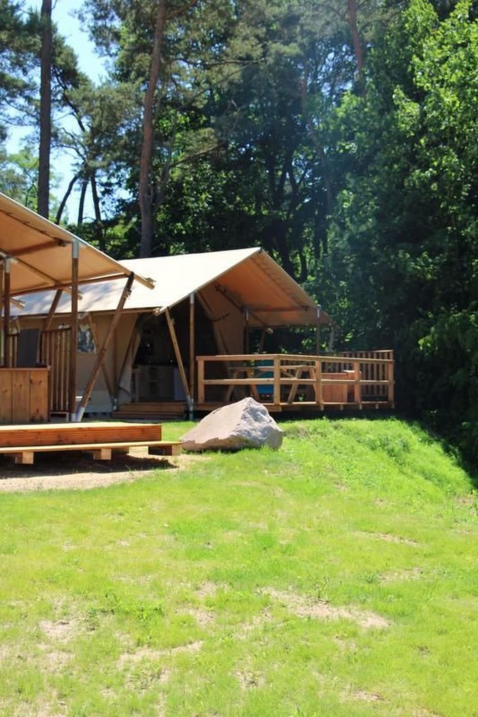 Safarizelt in Hohenlychen mit Garten und Grill Vacation rental in Lychen