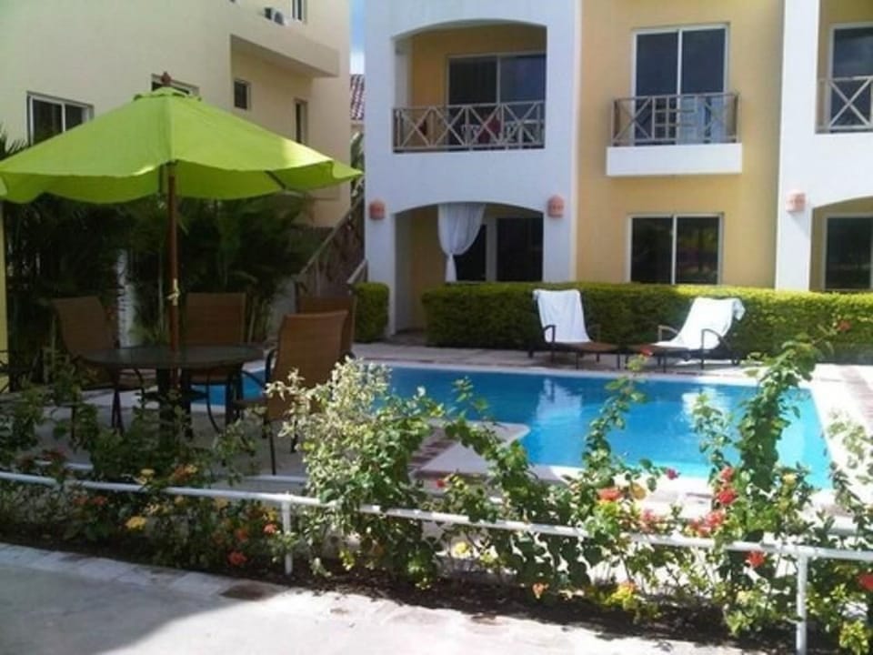 Zwei-Zimmer-Wohnung mit Poolblick in Dominicus Apartment in Dominicus