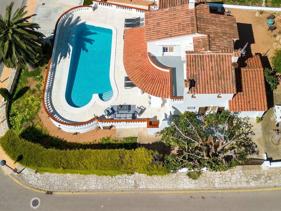 Strandnahe Villa German mit großer Poolterrasse Vacation rental in San Jaime Mediterráneo