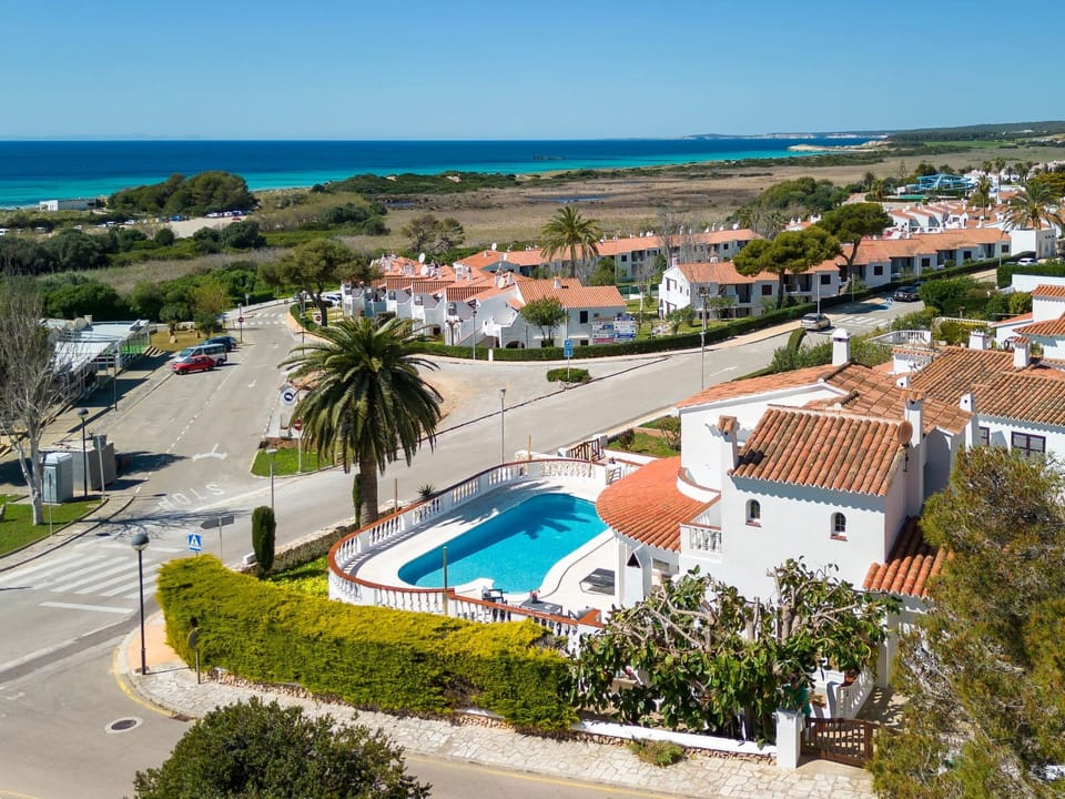 Strandnahe Villa German mit großer Poolterrasse Vacation rental in San Jaime Mediterráneo