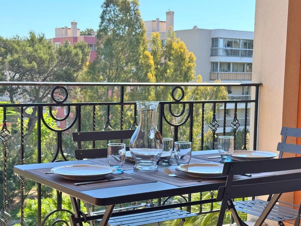 Wohnung T3 - 6 pers - Residenz Swimmingpool - Klimaanlage Apartment in Sainte-Maxime