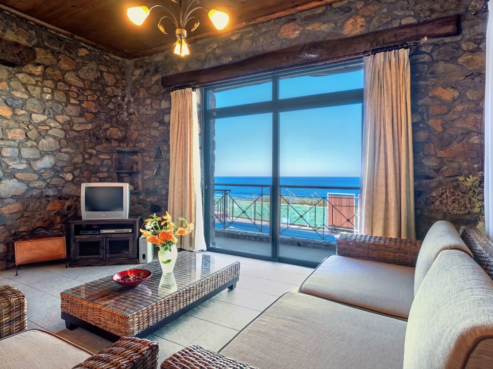 Villa mit Meerblick und privatem Pool, in der Nä Vacation rental in Crete