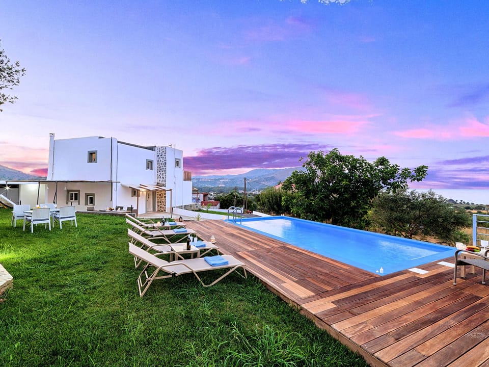 Georgioupolis Blaue Villa Privater Pool Vacation rental in Crete
