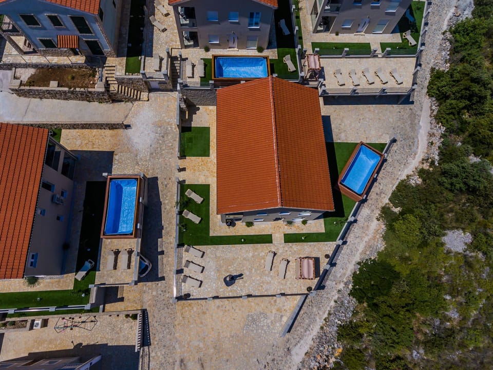 Appartement in Drvenik Veli mit Gemeinsamer Terrasse und Meerblick Apartment in Split-Dalmatia County