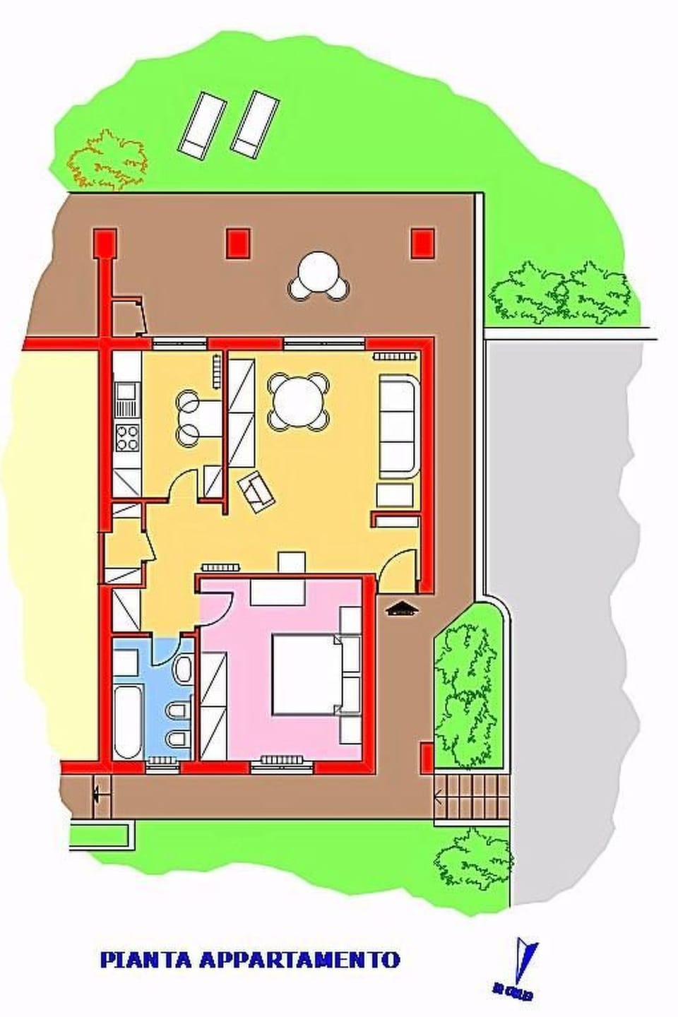 Wohnung mit Garten in der Nähe des Lago Maggiore Apartment in Lombardy