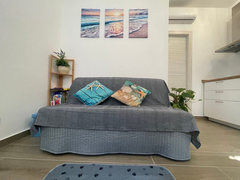Flacher Strand und Zentrum, Privatparkplatz Apartment in Rimini