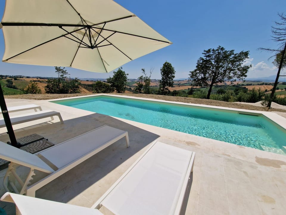 Neue Wohnung mit 2 Zimmern, Veranda und Pool Apartment in Umbria