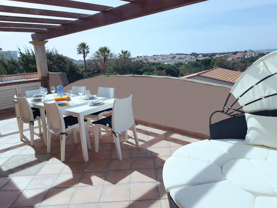 Penthouse mit Meerblick Apartment in Calasetta
