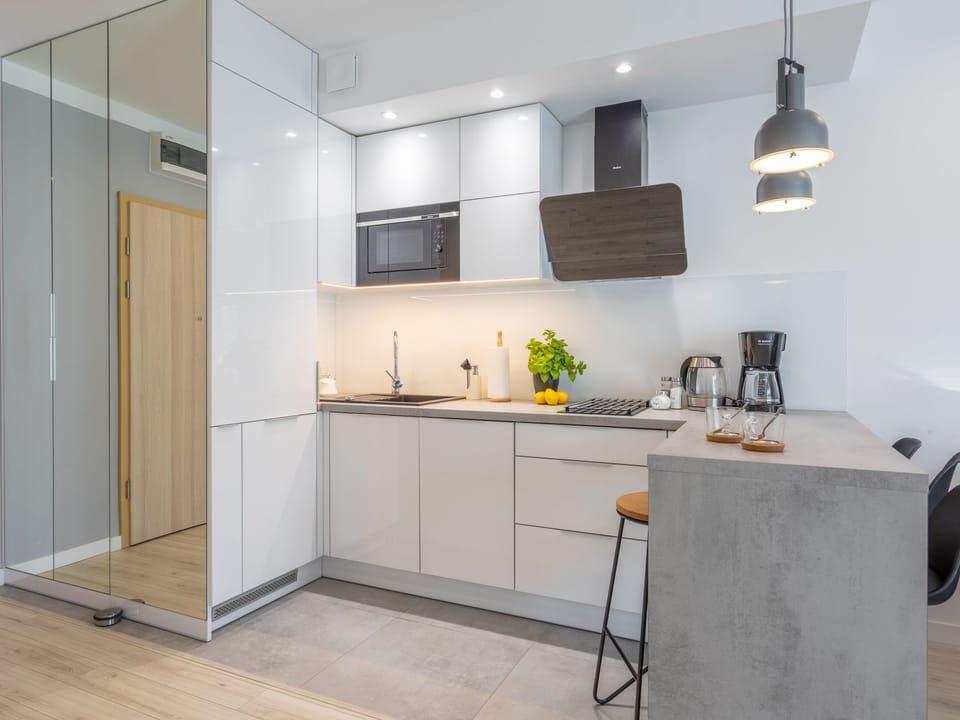 Lichtdurchflutete Ferienwohnung Bianco am Meer Apartment in Swinoujscie