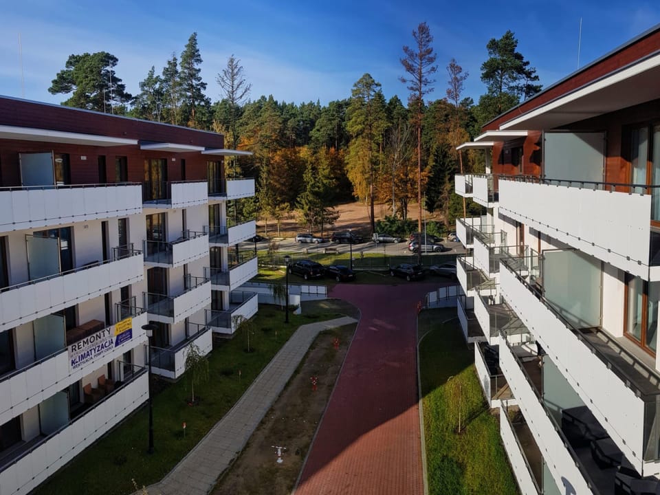 Wohnung in Stegna mit Garten Apartment in Pomeranian Voivodeship
