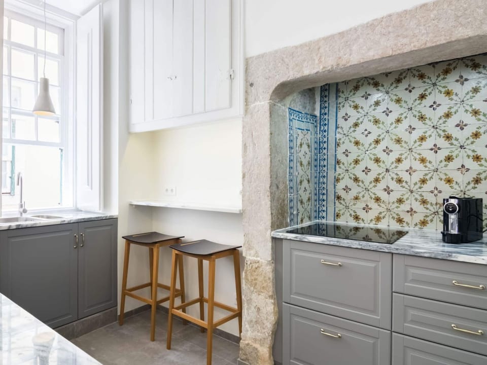 Die Blume gekachelt. Luxus und Komfort im Stadtzentrum Apartment in Lisbon