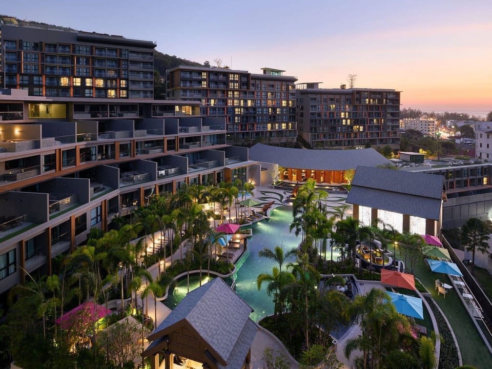 Modernes Sea Breeze Apartment mit 6 Swimmingpools Apartment in Choeng Thale
