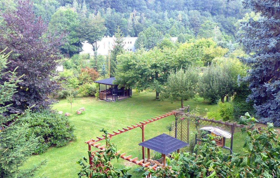 outside