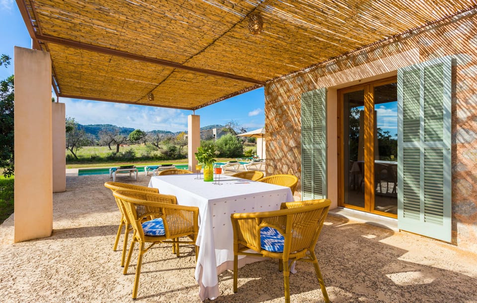 outside