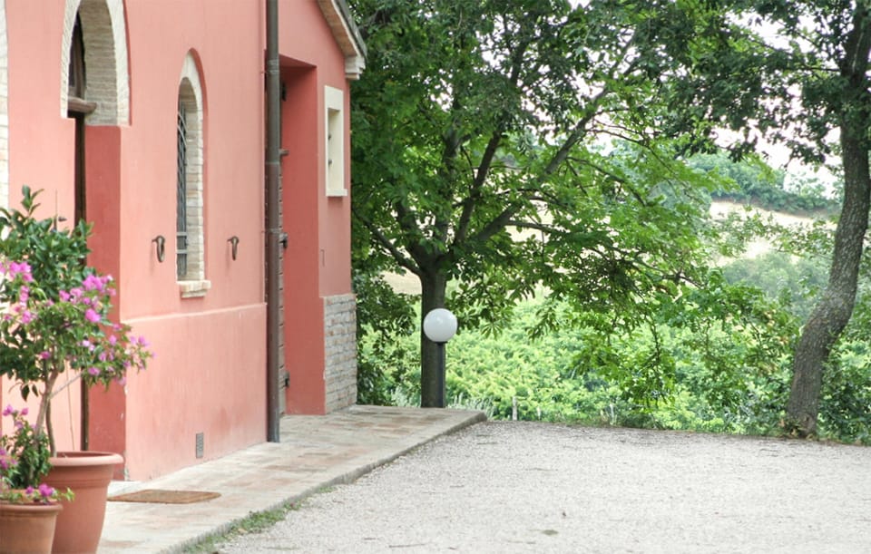 outside